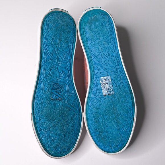 BLOWFISH MALIBU Women's Pink Marley Slip On Washed Canvas Sneaker - Size 10 - Picture 11 of 13